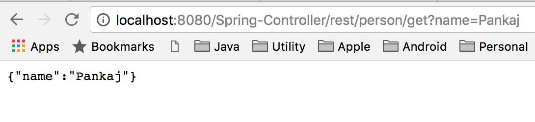 Spring REST Controller Example