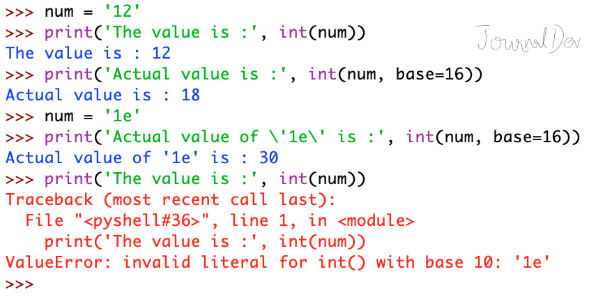 Python String To Int ValueError