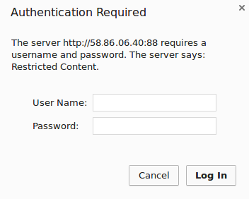 Nginx password prompt