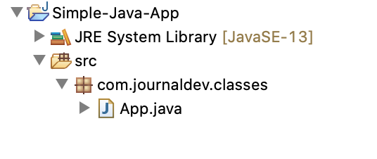 Eclipse Simple Java Project