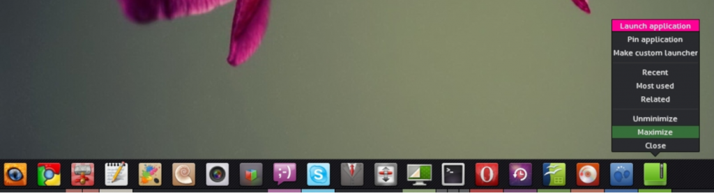 DockBarX Linux Dock