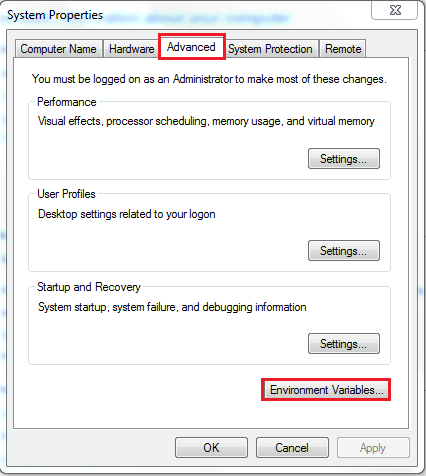 System Properties