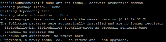 Sudo Apt Install Software Properties Common