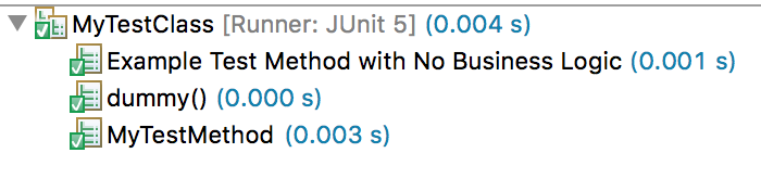 Junit Display Name @DisplayName annotation