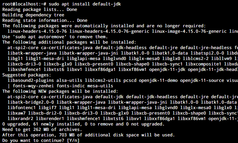 Install Default Jdk