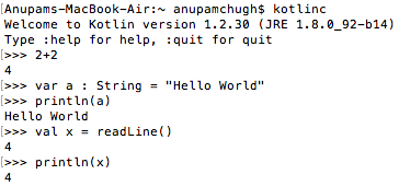 kotlin REPL