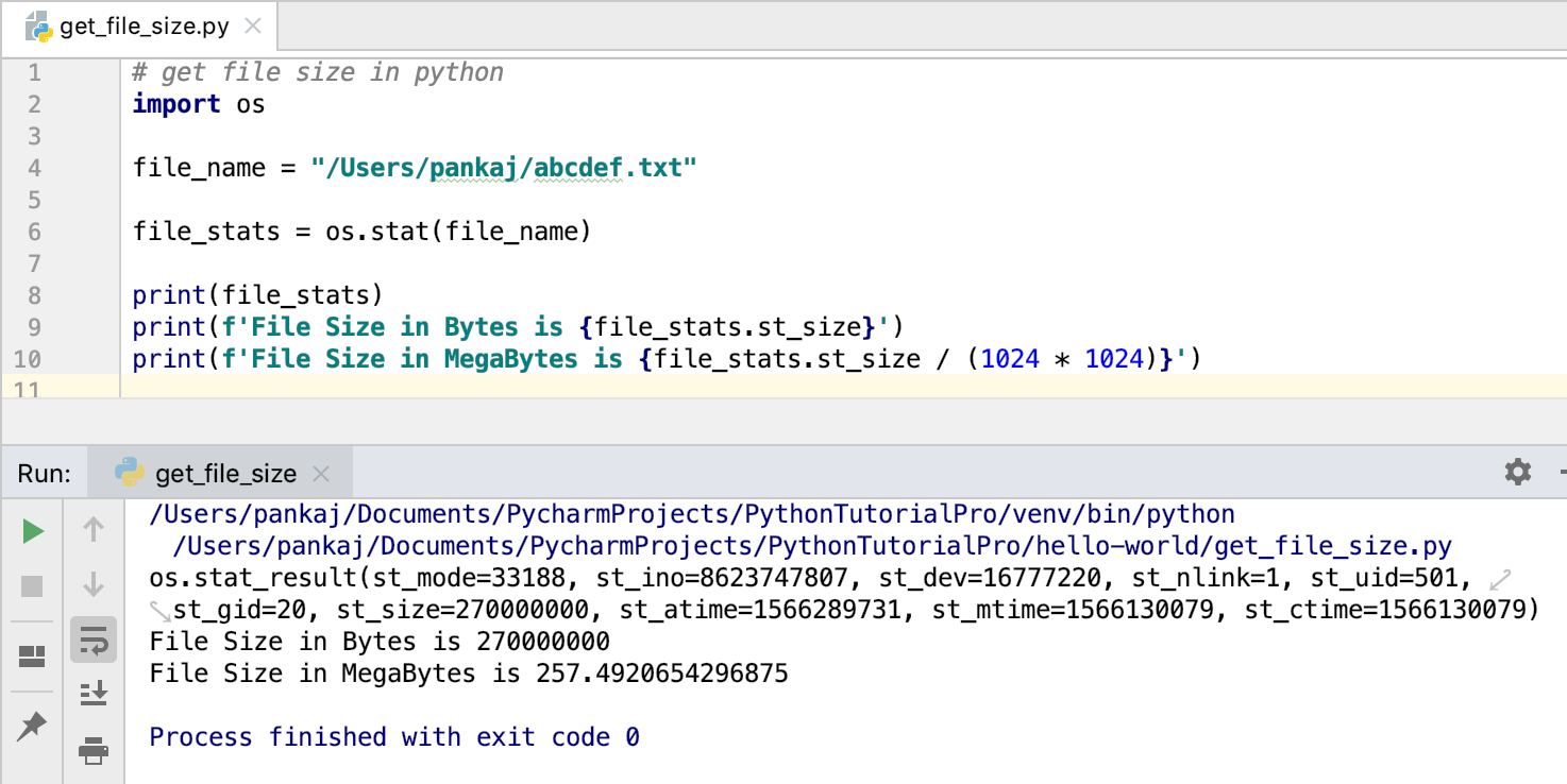 File Size In Python