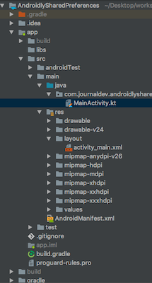 android shared preference kotlin project