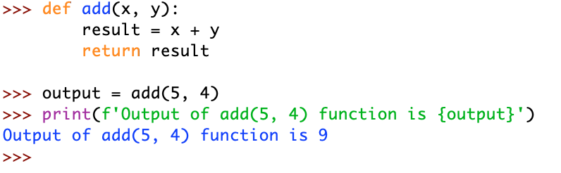 Python Return Example