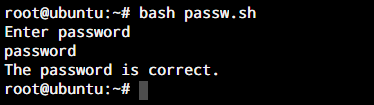 Bash Password