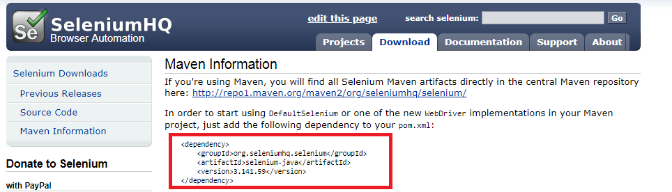 Maven Dependency